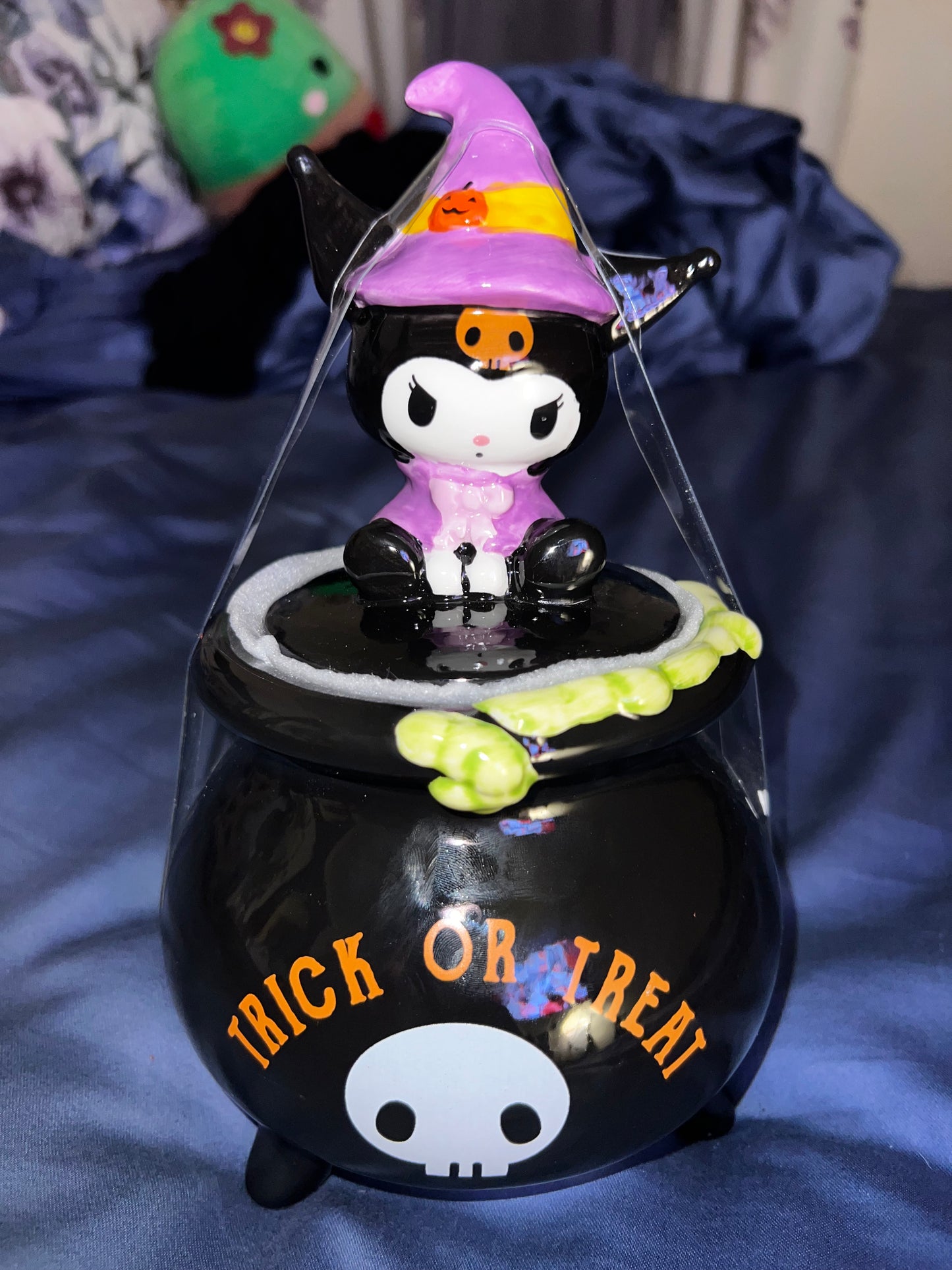 Halloween Kuromi Cookie Jar