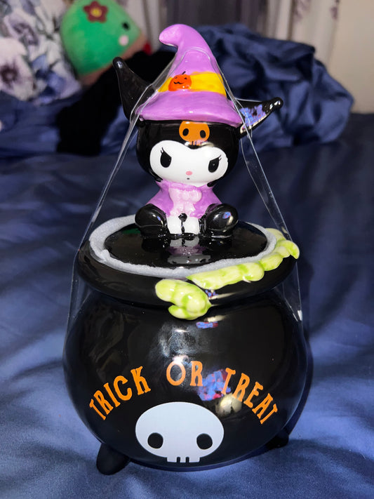 Halloween Kuromi Cookie Jar