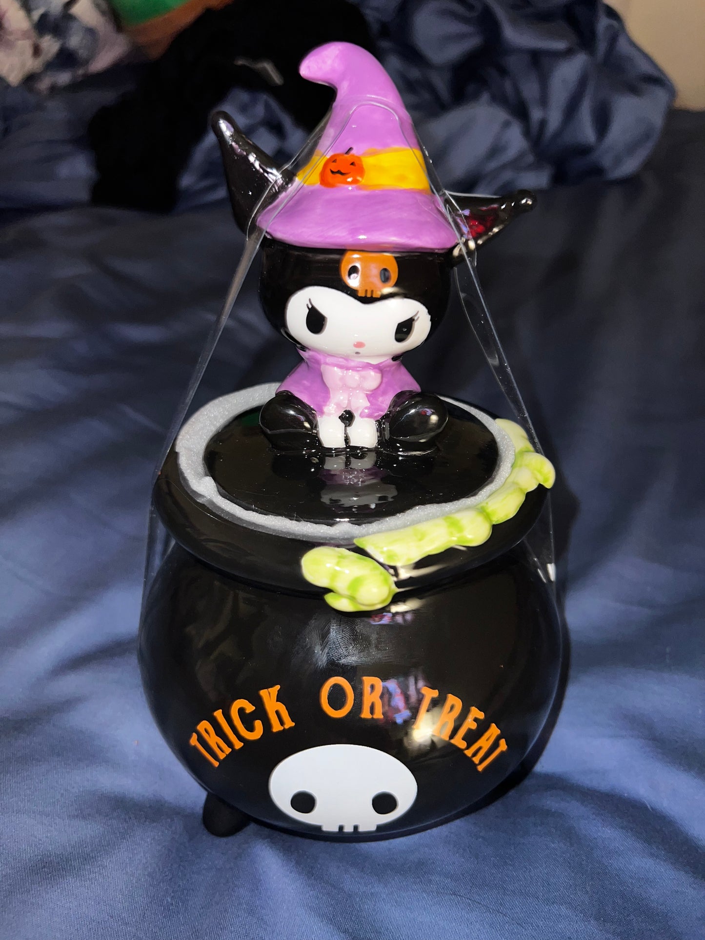 Halloween Kuromi Cookie Jar