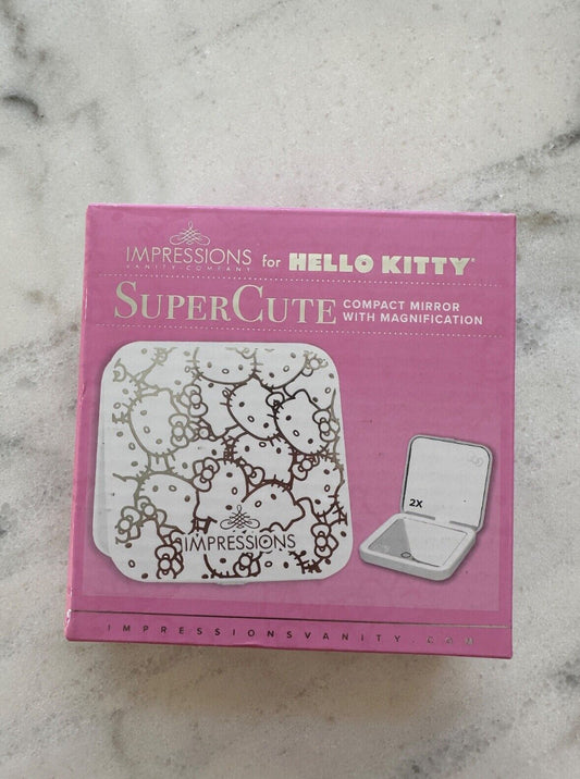 Hello Kitty Supercute Compact Mirror with Magnification