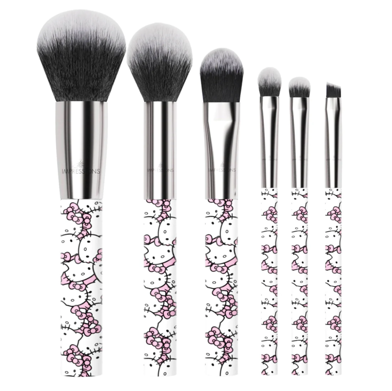 Hello Kitty "All Over Print" 6-PC BRUSH SET