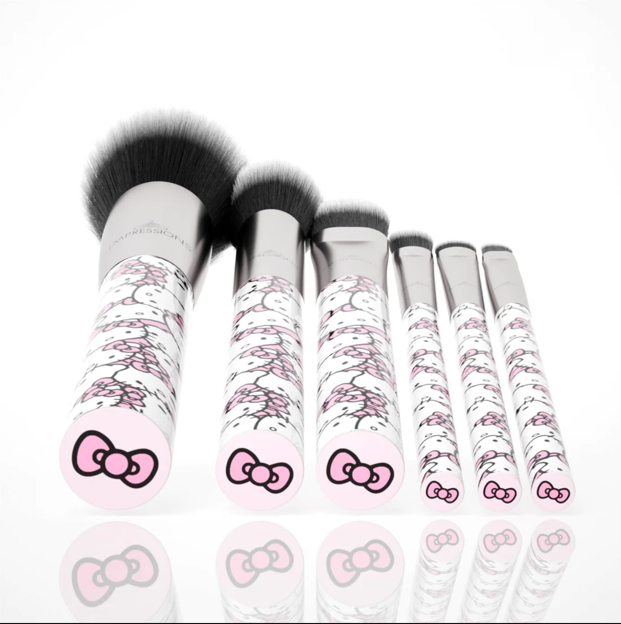 Hello Kitty "All Over Print" 6-PC BRUSH SET