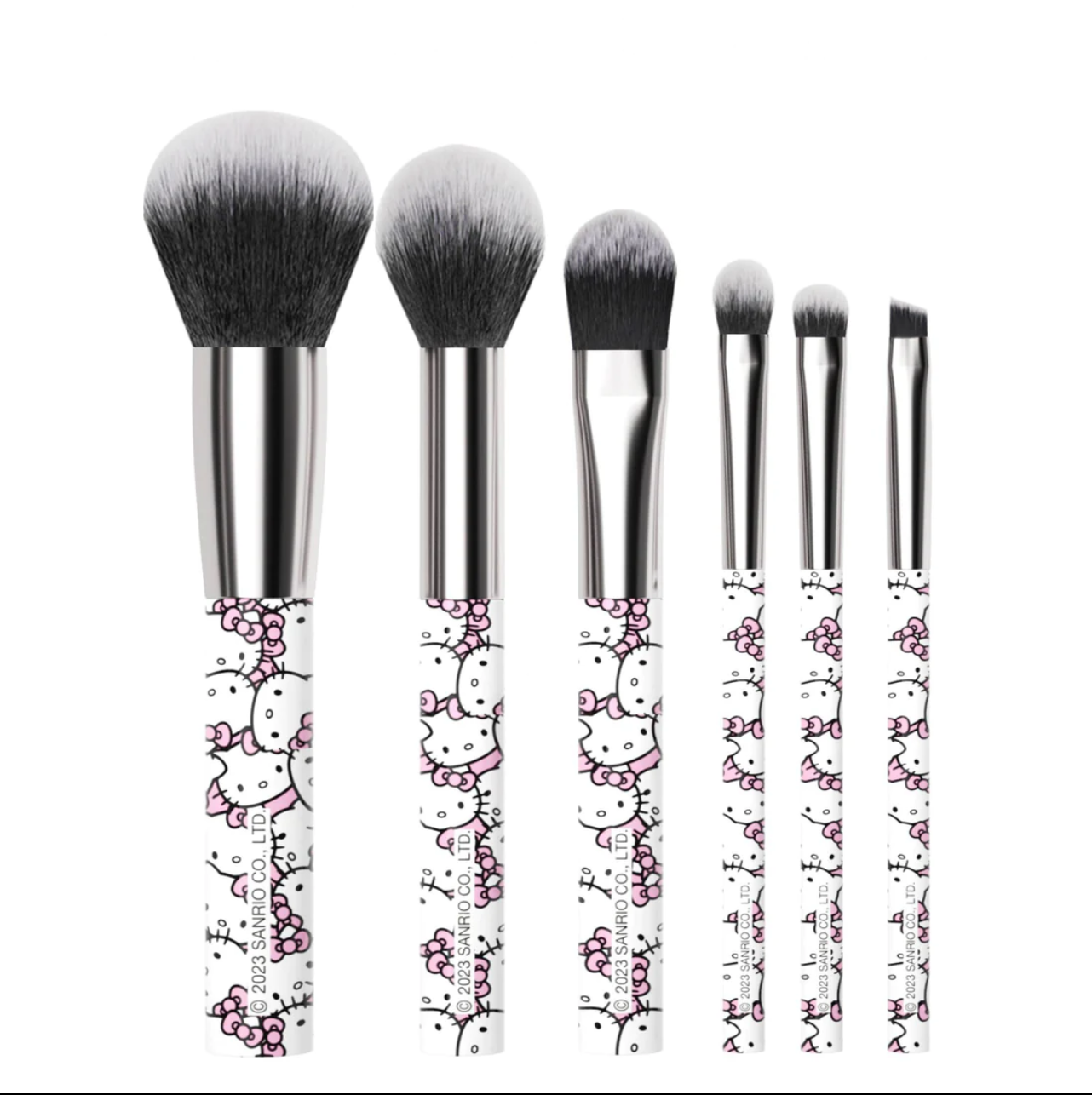 Hello Kitty "All Over Print" 6-PC BRUSH SET